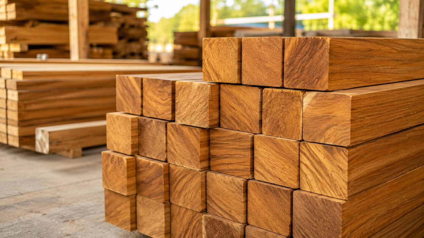 Teak Squares